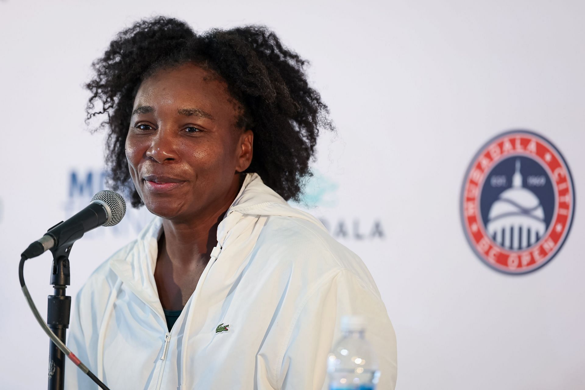 Venus Williams at a 2025 Mubadala Citi DC Open press conference (Source: Getty)